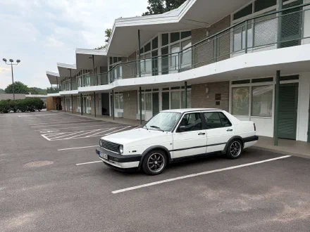 Volkswagen Jetta Mk.2, 1985–92. Roanoke, Va. August 2026.