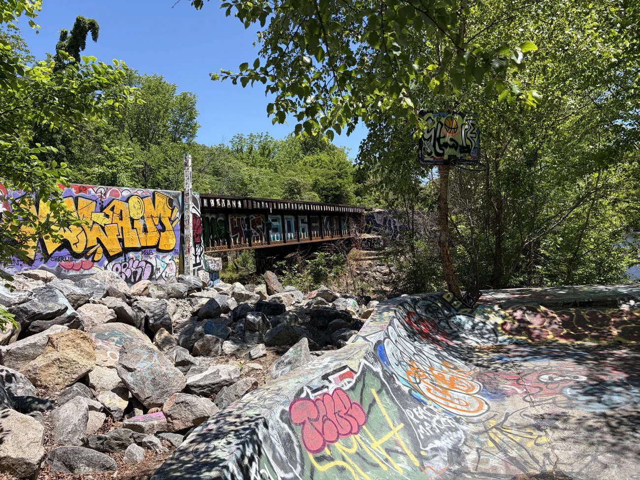 Graffiti and Trestle in Richmond, Va.