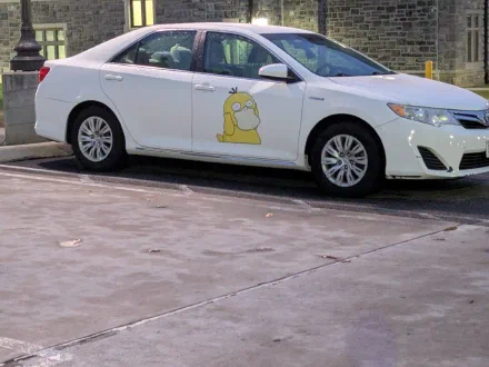 Toyota Camry Hybrid, 2012–17, with Psyduck