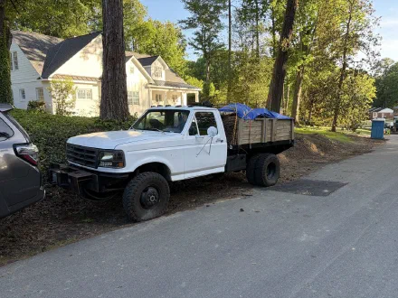 Ford F-350, 1992–96, dump bed