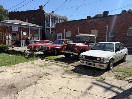 Porsche 356, Mercedes-Benz W114 coupe, Land Rover Series III, BMW E30